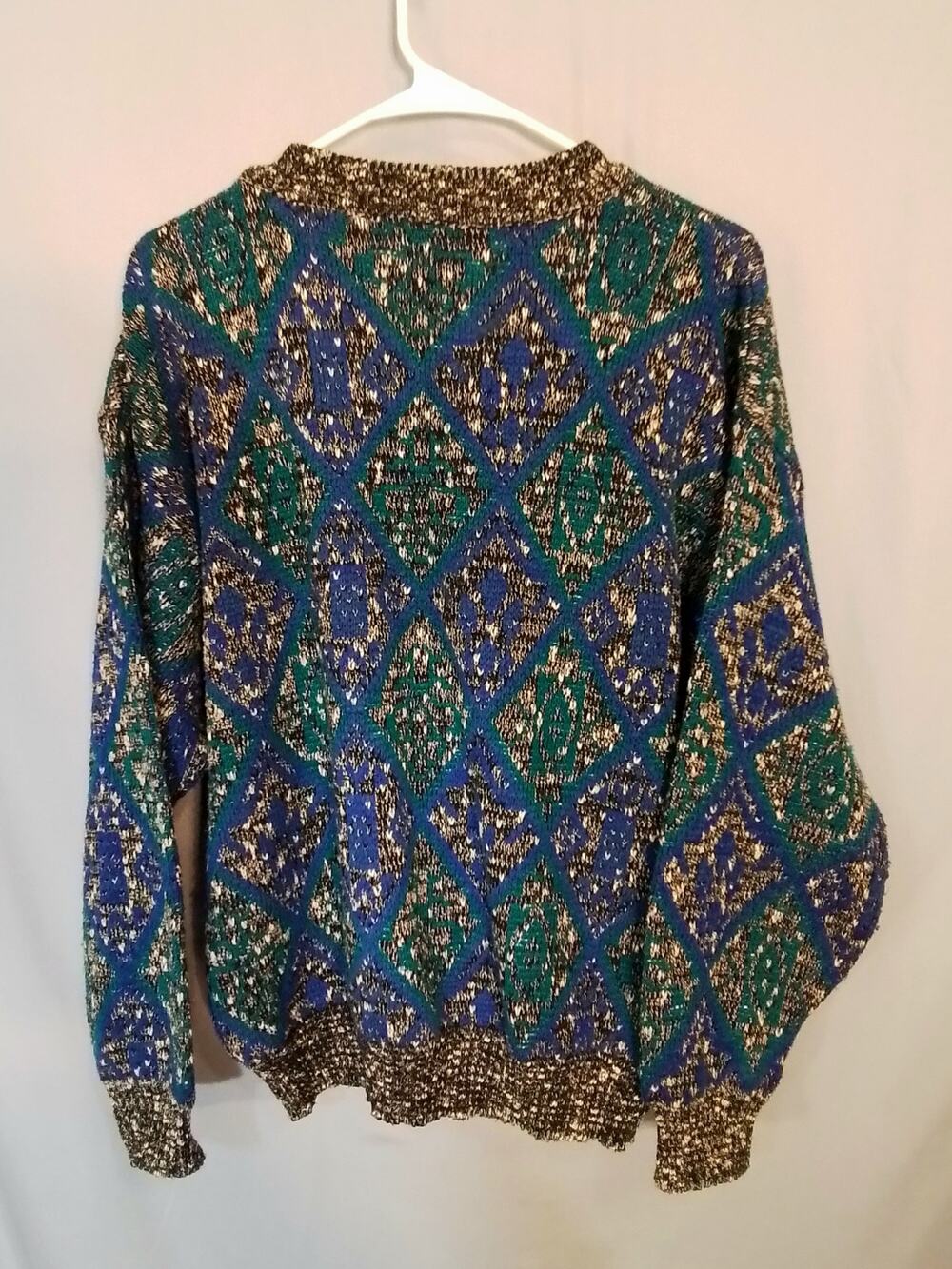 McGreagor; Mens pullover sweater Blue, green, dark gray